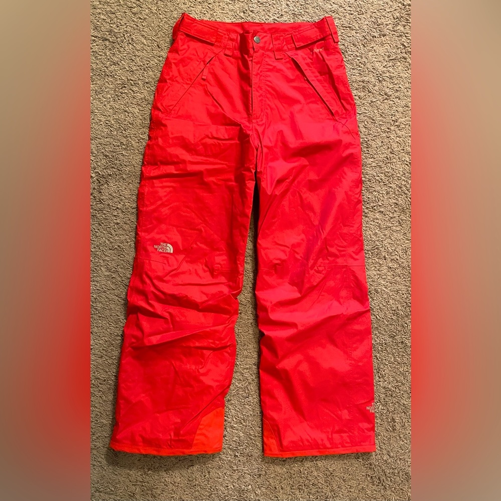 North Face Ski Pants, Size XL Boys, Color Red